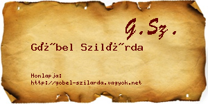 Göbel Szilárda névjegykártya